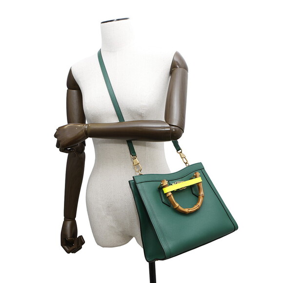 Gucci Diana Handbag Bamboo Handles Shoulder Bag - Picture 5 of 7